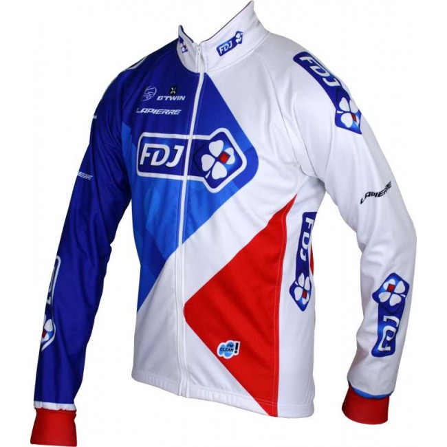 FRANCAISE DES JEUX (FDJ) 2016 Fahrrad Winterjacke B'TWIN Radsport-Profi-Team FRANCAISE DES JEUX (FDJ) 2016 Fahrrad Winterjacke B'TWIN Radsport-Profi-Team