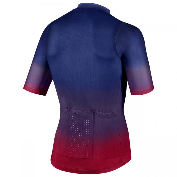 PODIUM Radsport-Set (Radtrikot kurzarm+Trägerhose kurz) blau/schwarz