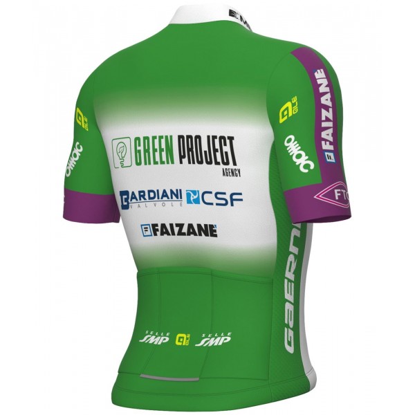 Green Project-Bardiani Csf-Faizane' 2023 Set (Radtrikot langer RV+Trägerhose)-ALE Radsport-Profi-Team Green Project-Bardiani Csf-Faizane' 2023 Set (Radtrikot langer RV+Trägerhose)-ALE Radsport-Profi-Team