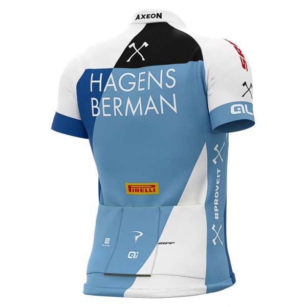 HAGENS BERMAN AXEON 2020 Radtrikot kurzarm (langer RV)-ALE Radsport-Profi-Team HAGENS BERMAN AXEON 2020 Radtrikot kurzarm (langer RV)-ALE Radsport-Profi-Team