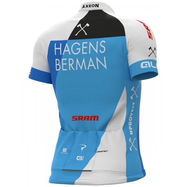HAGENS BERMAN AXEON 2021 Radtrikot kurzarm (langer RV)-ALE Radsport-Profi-Team