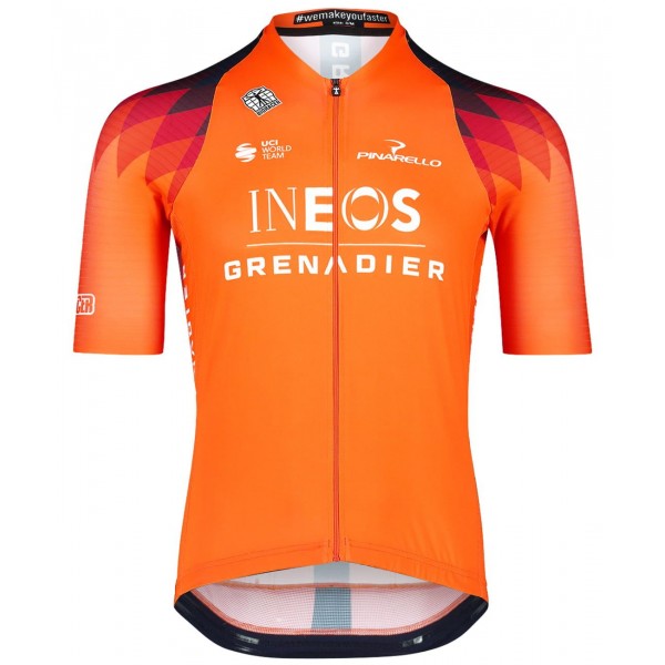 INEOS GRENADIERS 2023 training edition ICON Radtrikot kurzarm (langer RV)-Radsport-Profi-Team