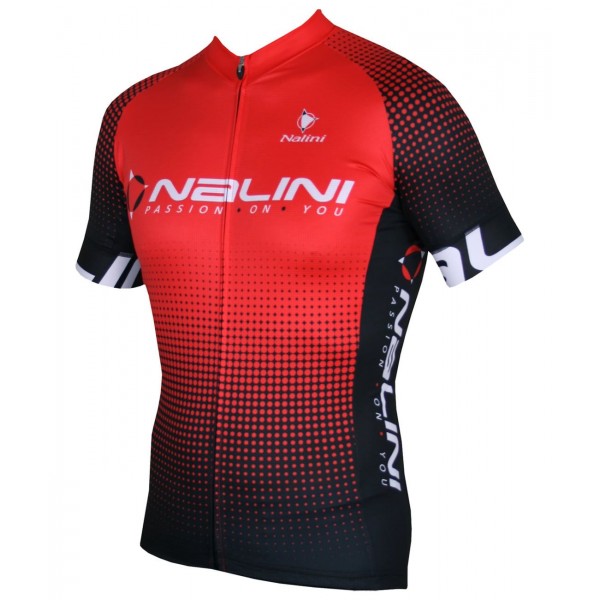 BORGO C Radtrikot kurzarm rot/schwarz