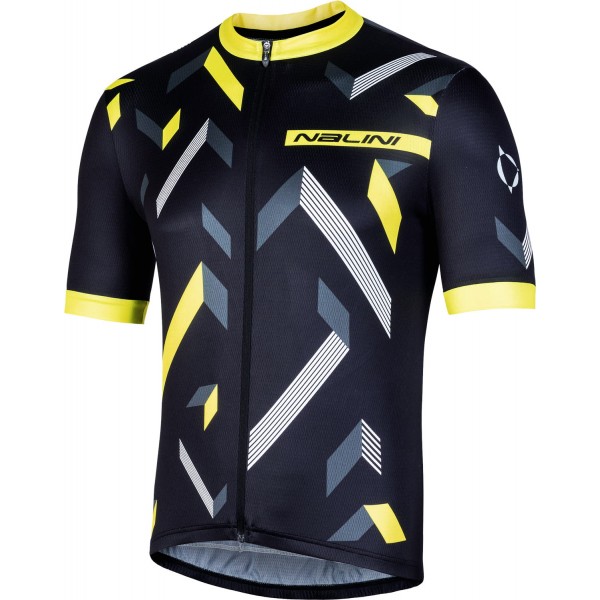 DISCESA 2.0 Radtrikot kurzarm schwarz/gelb