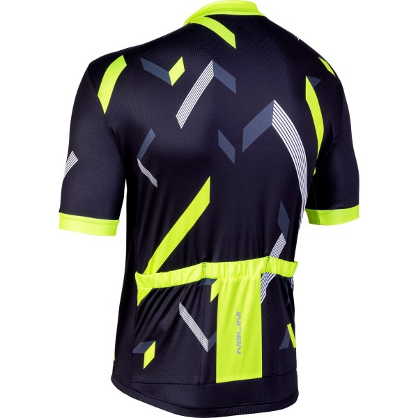 DISCESA 2.0 Radtrikot kurzarm schwarz/gelb