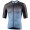 Ergo Fit Jersey Radtrikot kurzarm grau/blau