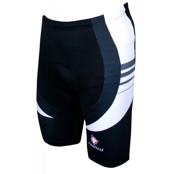 LIGHTNING Radhose kurz schwarz/weiß