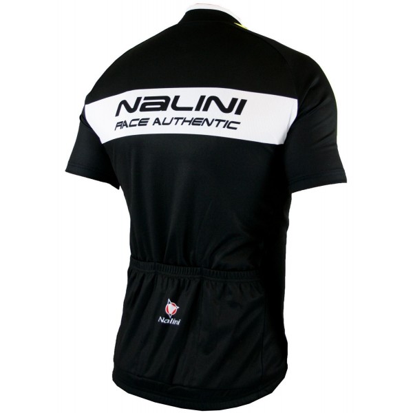 LUCSTER Radtrikot kurzarm schwarz/neongelb