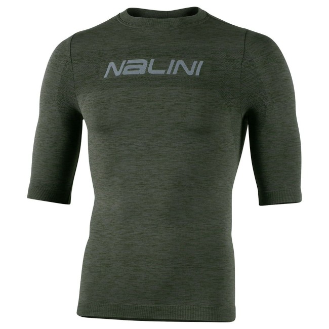 Melange SS Funktionsunterhemd kurzarm olivgrün melange Melange SS Funktionsunterhemd kurzarm olivgrün melange