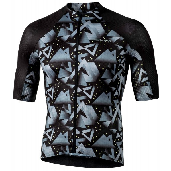 MEXICO1968 Radtrikot kurzarm schwarz