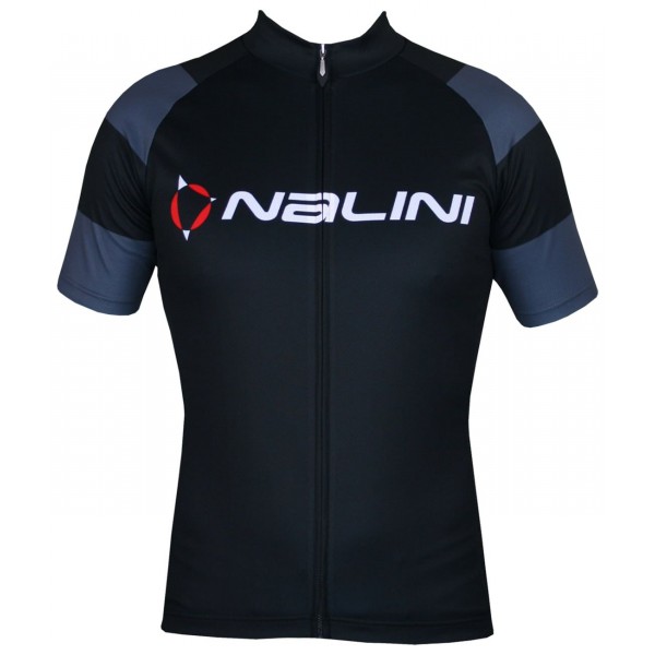 Rugby Jersey Radtrikot kurzarm schwarz/anthrazit