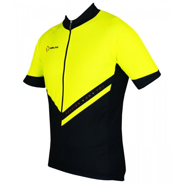 VENDETTA Radtrikot kurzarm schwarz/neongelb VENDETTA Radtrikot kurzarm schwarz/neongelb