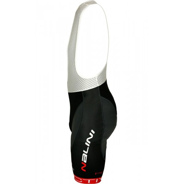 Übergröße ZUBENE1 Trägerhose kurz schwarz/rot Übergröße ZUBENE1 Trägerhose kurz schwarz/rot