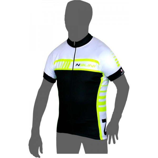 PRO TESCIO Kurzarmtrikot schwarz/neongelb