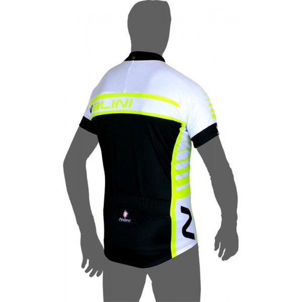 PRO TESCIO Kurzarmtrikot schwarz/neongelb