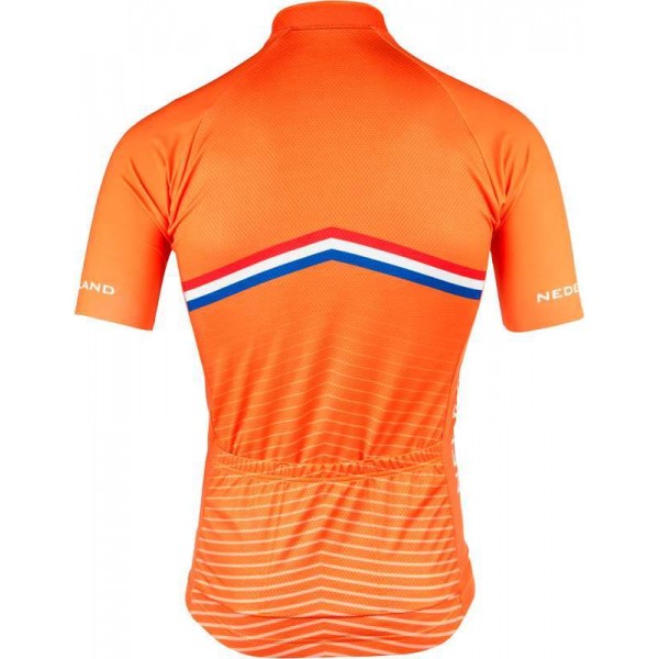 NIEDERLANDE 2022 Radtrikot kurzarm (langer RV)-Radsport-National-Team NIEDERLANDE 2022 Radtrikot kurzarm (langer RV)-Radsport-National-Team