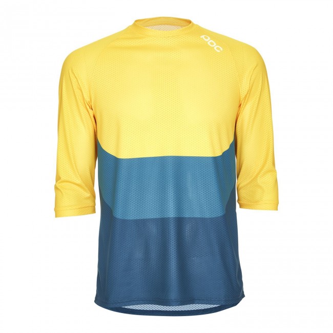 ESSENTIAL ENDURO 3/4 LIGHT Radtrikot kurzarm gelb/blau (sulphite multi yellow) ESSENTIAL ENDURO 3/4 LIGHT Radtrikot kurzarm gelb/blau (sulphite multi yellow)