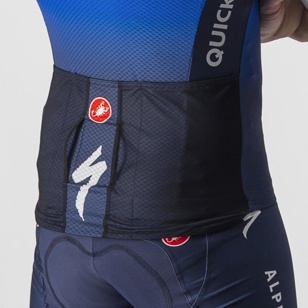 Quick Step-Alpha Vinyl 2022 Aero Race 6.1 Radtrikot kurzarm (langer RV)-Radsport-Profi-Team Quick Step-Alpha Vinyl 2022 Aero Race 6.1 Radtrikot kurzarm (langer RV)-Radsport-Profi-Team