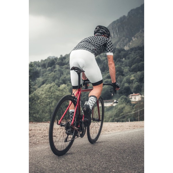 Chain Fashion Lab Radtrikot kurzarm schwarz/weiß