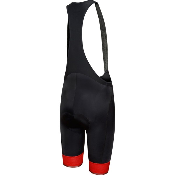 Logo Trägerhose kurz schwarz/rot Logo Trägerhose kurz schwarz/rot