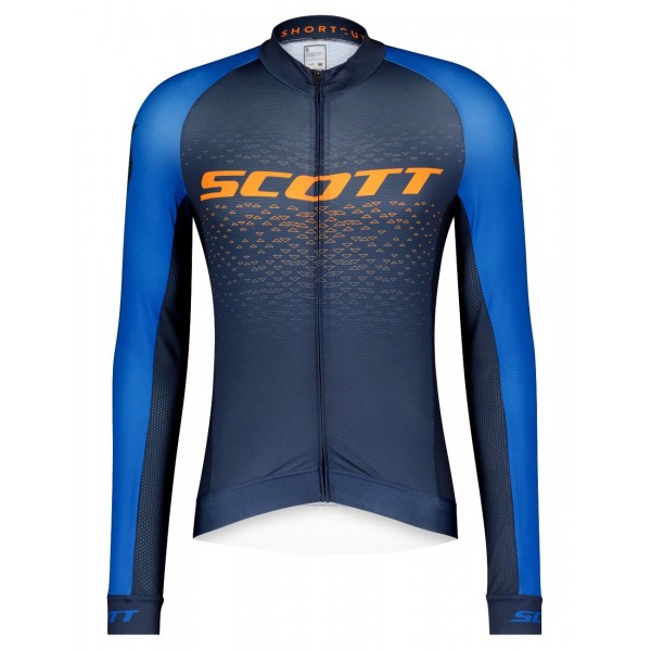 RC PRO Radtrikot langarm blau/orange