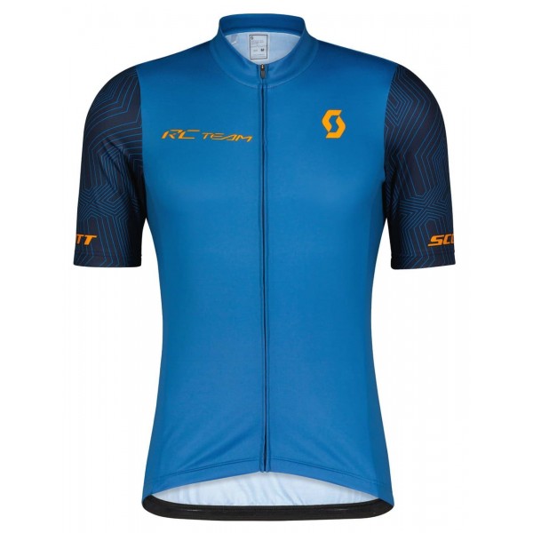 RC TEAM 10 Radtrikot kurzarm blau/orange
