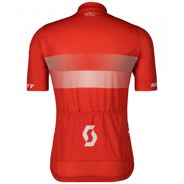 RC TEAM 10 Radsport-Set (Kurzarmtrikot+Trägerhose) rot/schwarz