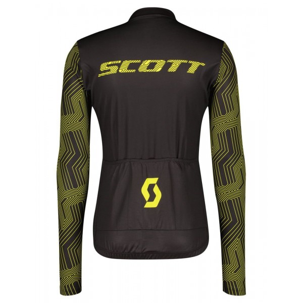 RC TEAM 10 Radtrikot langarm schwarz/gelb RC TEAM 10 Radtrikot langarm schwarz/gelb