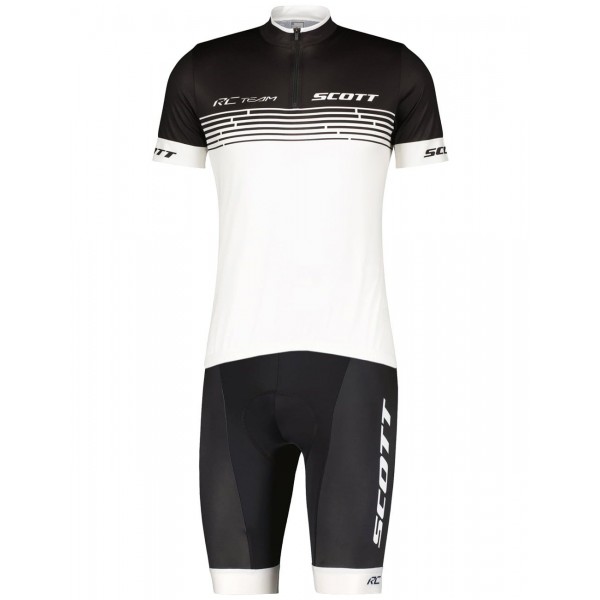 RC TEAM 20 Radtrikot kurzarm weiß/schwarz