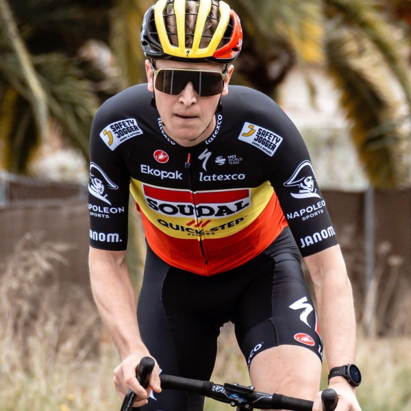 Soudal Quick-Step belgischer Meister 2023 Competizione Radtrikot kurzarm-Radsport-Profi-Team Soudal Quick-Step belgischer Meister 2023 Competizione Radtrikot kurzarm-Radsport-Profi-Team