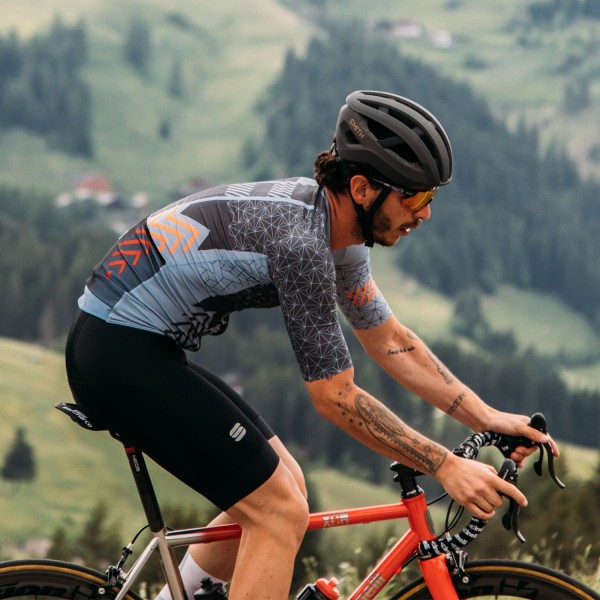 BOMBER Radtrikot kurzarm zement/anthrazit BOMBER Radtrikot kurzarm zement/anthrazit