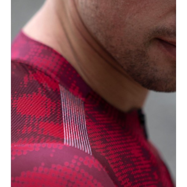 ESCAPE SUPERGIARA Radtrikot kurzarm weinrot ESCAPE SUPERGIARA Radtrikot kurzarm weinrot