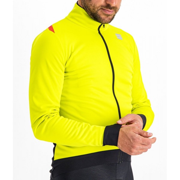 Fiandre Pro Medium Fahrrad Winterjacke gelb/schwarz