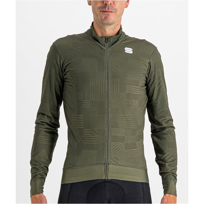 LOOM THERMAL JERSEY Radtrikot langarm grün LOOM THERMAL JERSEY Radtrikot langarm grün