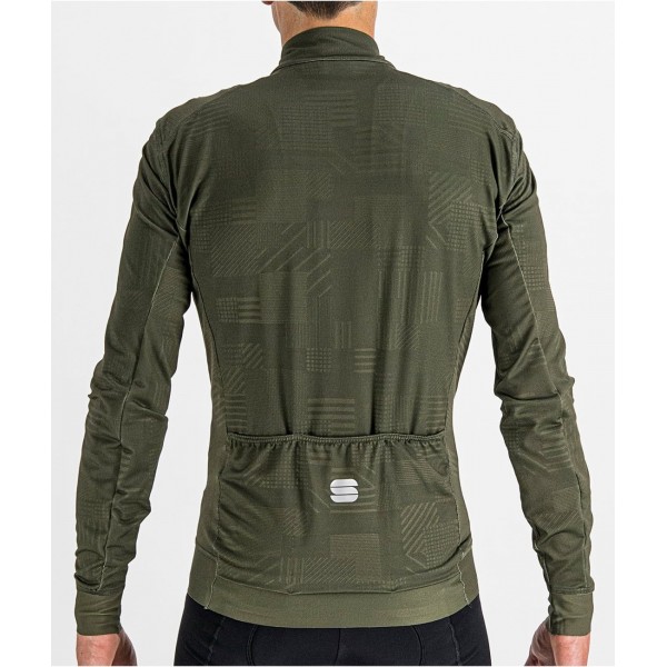 LOOM THERMAL JERSEY Radtrikot langarm grün LOOM THERMAL JERSEY Radtrikot langarm grün