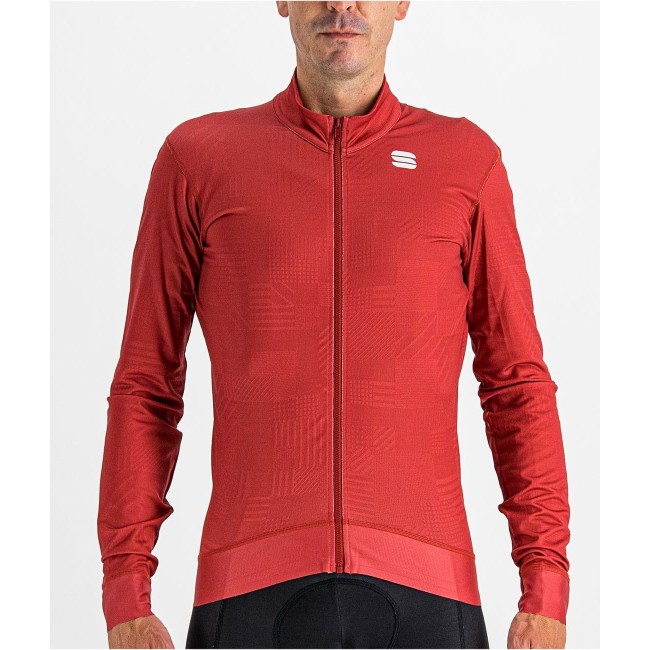 LOOM THERMAL JERSEY Radtrikot langarm rot LOOM THERMAL JERSEY Radtrikot langarm rot