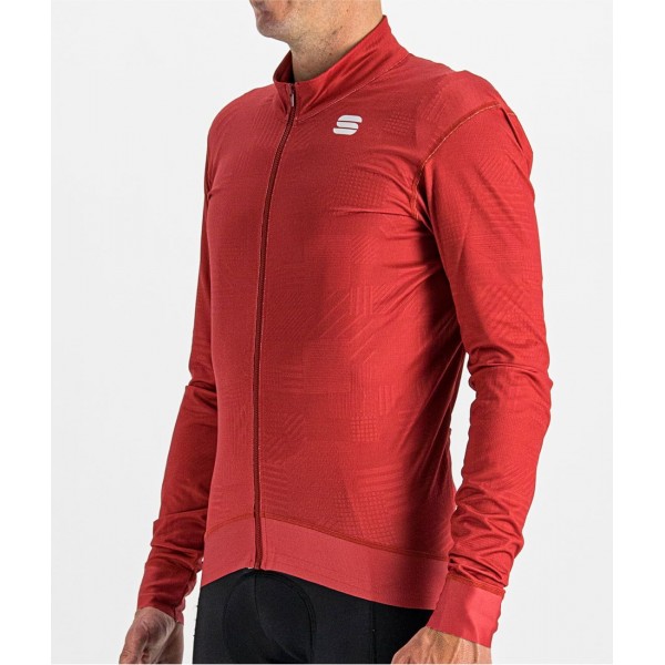 LOOM THERMAL JERSEY Radtrikot langarm rot LOOM THERMAL JERSEY Radtrikot langarm rot