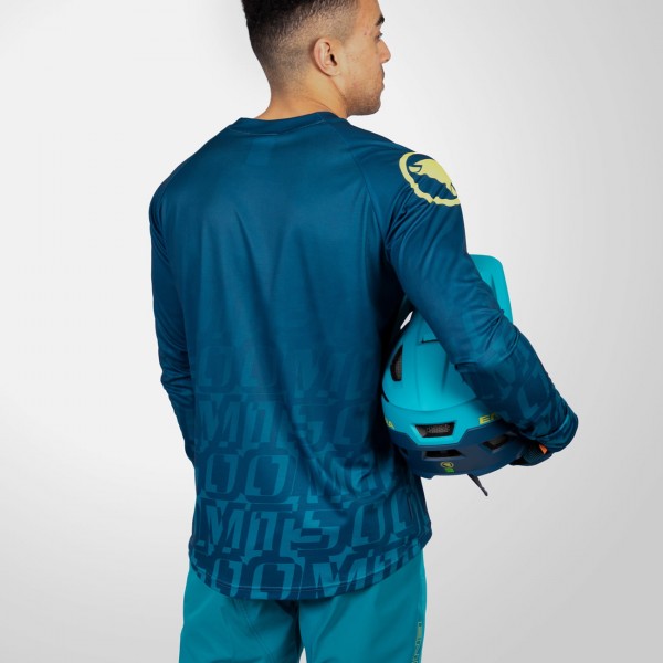 MT500 Print Tee LTD Radtrikot langarm MTB/Freeride blau MT500 Print Tee LTD Radtrikot langarm MTB/Freeride blau