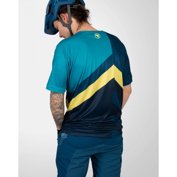 Singletrack Print Tee LTD Radtrikot kurzarm MTB/Freeride blau Singletrack Print Tee LTD Radtrikot kurzarm MTB/Freeride blau