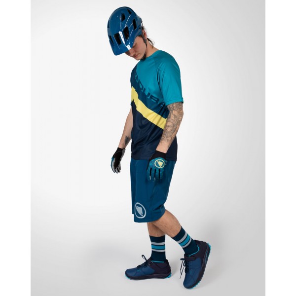 Singletrack Print Tee LTD Radtrikot kurzarm MTB/Freeride blau Singletrack Print Tee LTD Radtrikot kurzarm MTB/Freeride blau