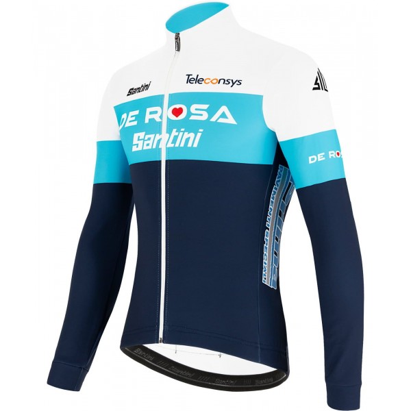 Team De Rosa 2021 Radtrikot langarm-Radsport-Profi-Team