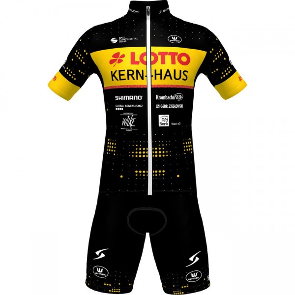 Team Lotto-Kern Haus 2023 Radtrikot kurzarm (langer Reißverschluss)-Radsport-Profi-Team