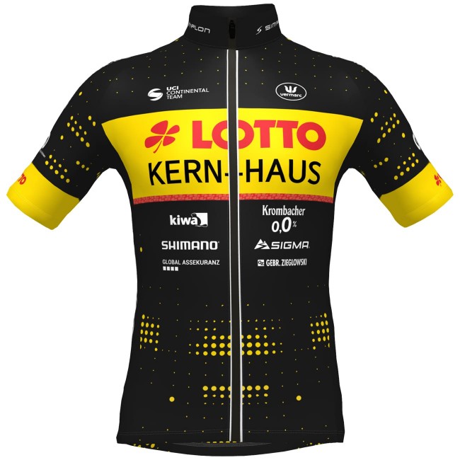 Team Lotto-Kern Haus 2022 Radtrikot kurzarm (langer Reißverschluss)-Radsport-Profi-Team Team Lotto-Kern Haus 2022 Radtrikot kurzarm (langer Reißverschluss)-Radsport-Profi-Team