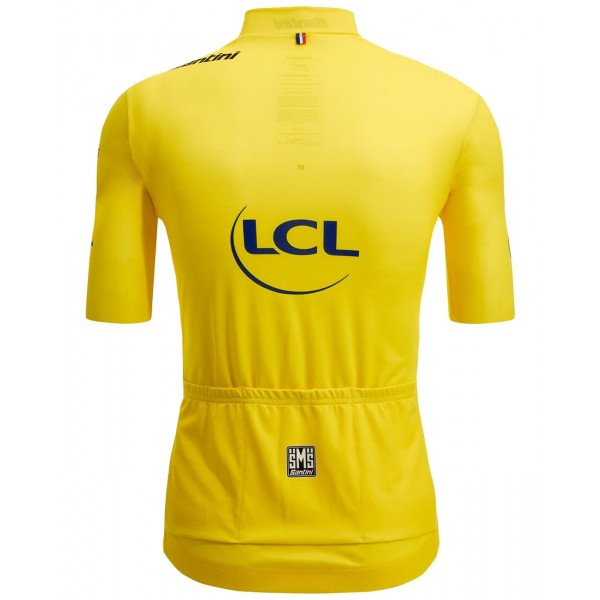 Übergröße Tour de France 2023 gelbes Trikot (maillot jaune, Gesamtführender) Radtrikot kurzarm Übergröße Tour de France 2023 gelbes Trikot (maillot jaune, Gesamtführender) Radtrikot kurzarm