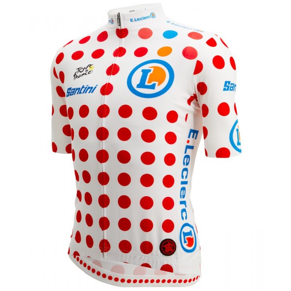 Tour de France 2023 gepunktetes Trikot (maillot pois, Bergtrikot) Radtrikot kurzarm Tour de France 2023 gepunktetes Trikot (maillot pois, Bergtrikot) Radtrikot kurzarm