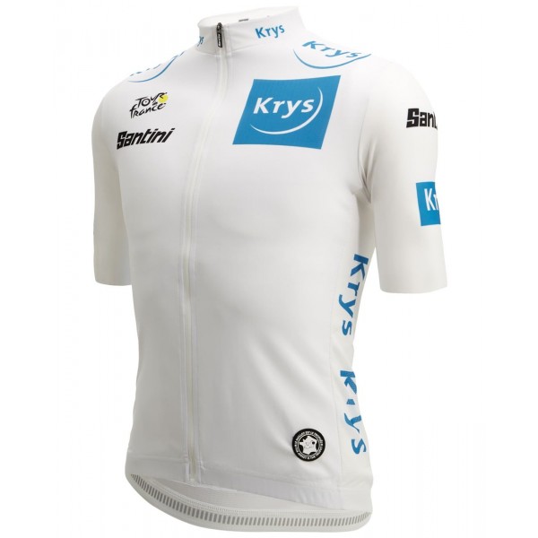 Tour de France 2022 weißes Trikot (maillot blanc, bester Jungprofi) Radtrikot kurzarm Tour de France 2022 weißes Trikot (maillot blanc, bester Jungprofi) Radtrikot kurzarm