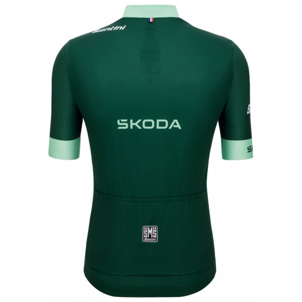 Tour de France 2023 grünes Trikot (maillot vert, bester Sprinter) Radtrikot kurzarm Tour de France 2023 grünes Trikot (maillot vert, bester Sprinter) Radtrikot kurzarm