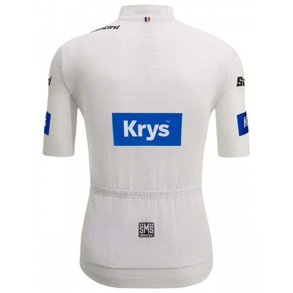 Tour de France 2023 weißes Trikot (maillot blanc, bester Jungprofi) Radtrikot kurzarm Tour de France 2023 weißes Trikot (maillot blanc, bester Jungprofi) Radtrikot kurzarm