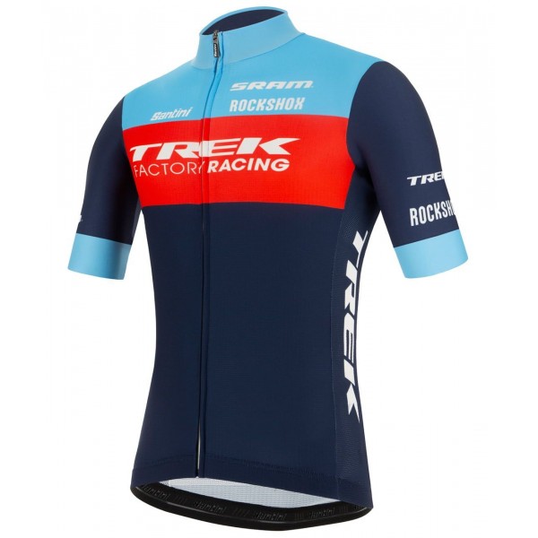 Trek Factory Racing XC 2022 Radtrikot kurzarm (langer Reißverschluss)-Radsport-Profi-Team Trek Factory Racing XC 2022 Radtrikot kurzarm (langer Reißverschluss)-Radsport-Profi-Team