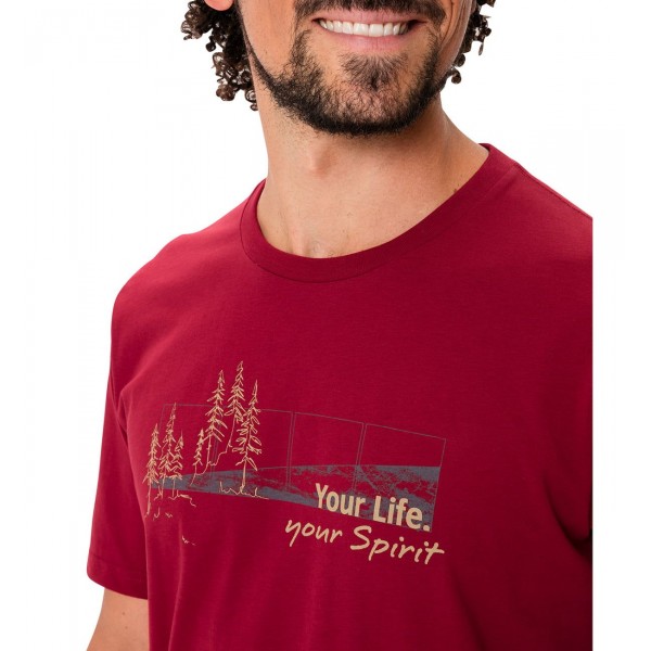 Men SPIRIT T-Shirt rot (carmine) Men SPIRIT T-Shirt rot (carmine)